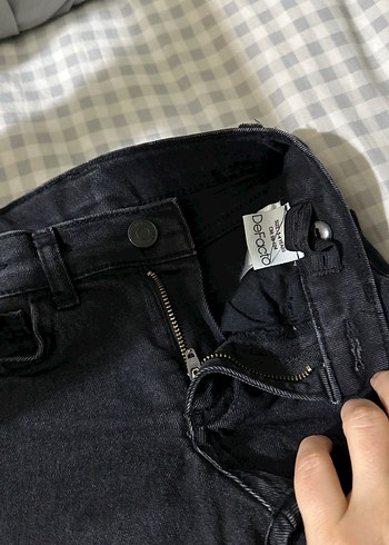 Gri Kadın Denim Dar Kesim Günlük Jean bebek 3-4 yaş - Görsel 2