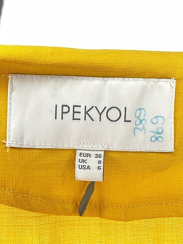 36 Beden sarı Renk ipekyol Ceket %70 İndirimli.
