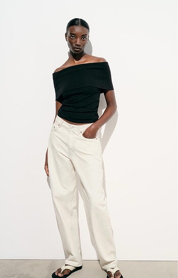 Zara zara kayık yaka body