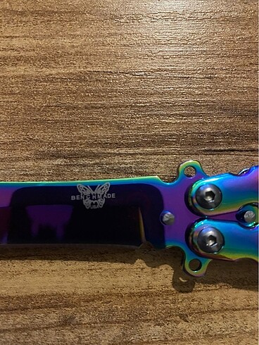  rainbow fade kelebek bıçak