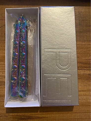  Beden rainbow fade kelebek bıçak