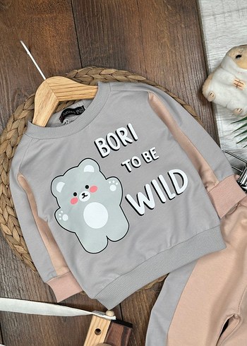 Etiketli Sıfır 2li Kız/Erkek Bebek Takım 6-9 Ay - Görsel 3