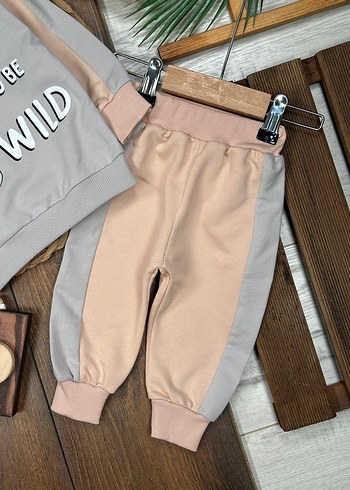 Etiketli Sıfır 2li Kız/Erkek Bebek Takım 6-9 Ay - Görsel 4