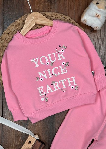 Prenseslere Özel: Pembe Eşofman Takımı 12-18 ay - Görsel 3