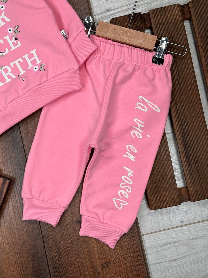 Prenseslere Özel: Pembe Eşofman Takımı 12-18 ay - Görsel 4