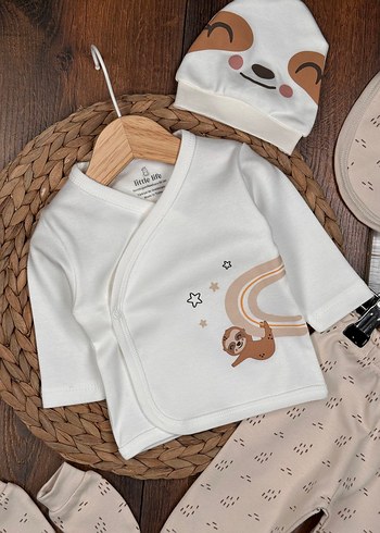 Sevimli Hayvan Temalı 5li Hastane Çıkış Seti - Görsel 3