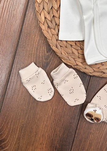 Sevimli Hayvan Temalı 5li Hastane Çıkış Seti - Görsel 7