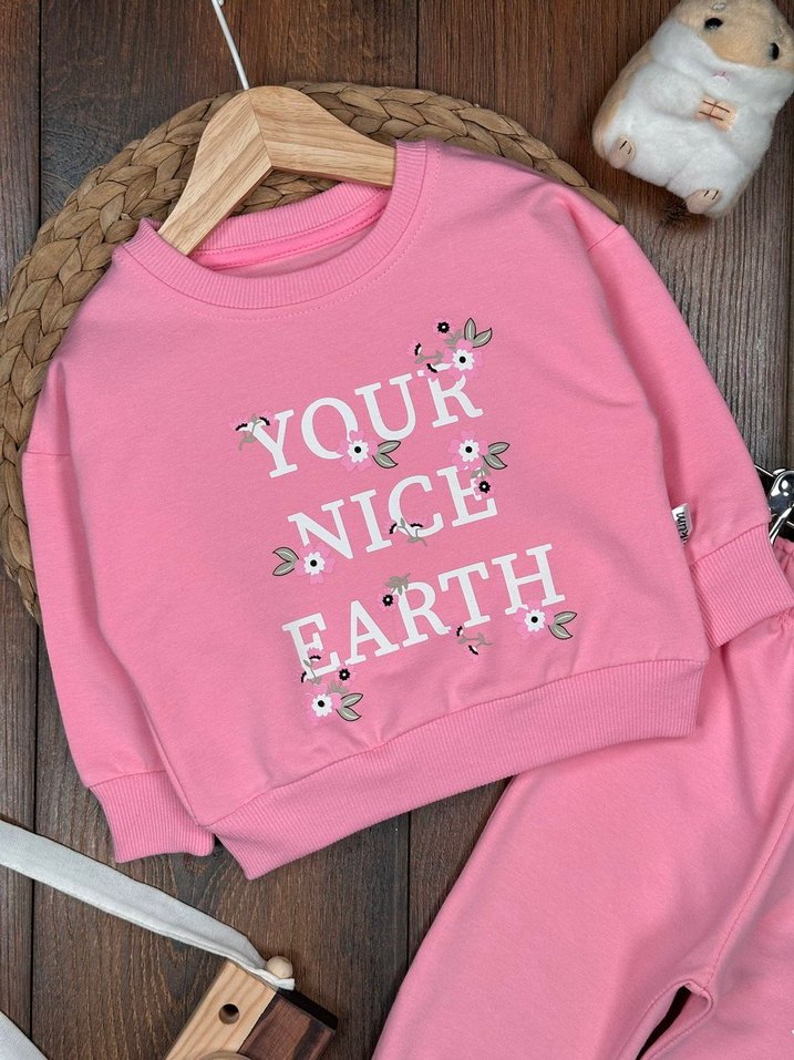 Prenseslere Özel: Pembe Eşofman Takımı 9-12 ay - Görsel 3