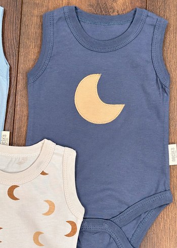 Necix's Premium 3'lü Bebek Body Set 1-3 ay - Görsel 4