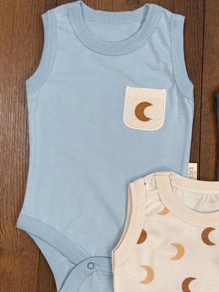 Necix's Premium 3'lü Bebek Body Set 1-3 ay - Görsel 3