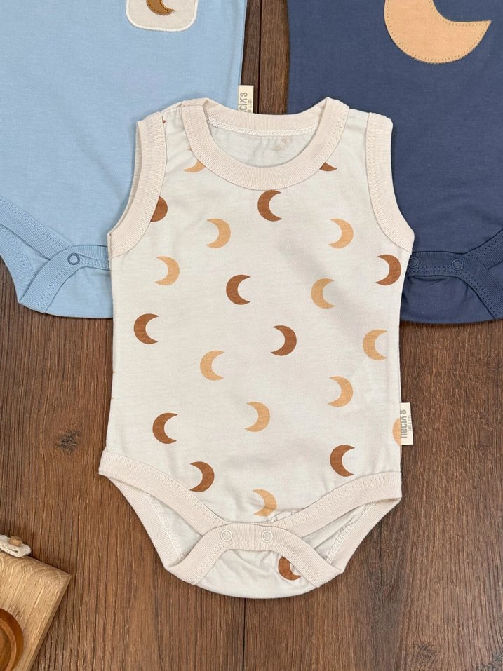 Necix's Premium 3'lü Bebek Body Set 1-3 ay - Görsel 5