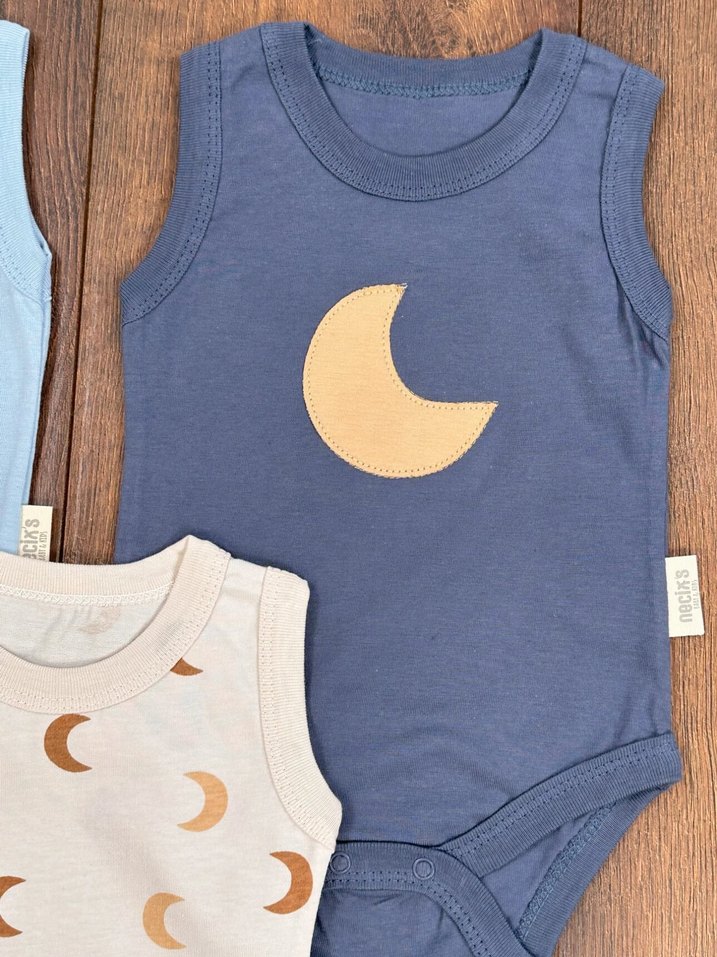 Necix's Premium 3'lü Bebek Body Set 1-3 ay - Görsel 4