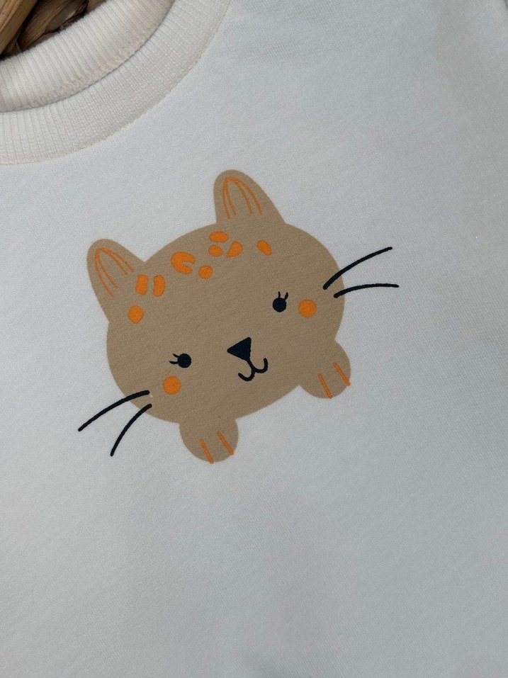 Leopar Desenli İkili Kız Bebek Takım  - Görsel 3