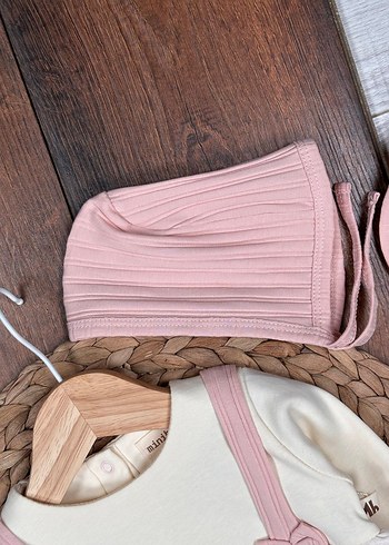  SINIRLI STOK: Fiyonk Detaylı Pudra Bebek Seti  - Görsel 5