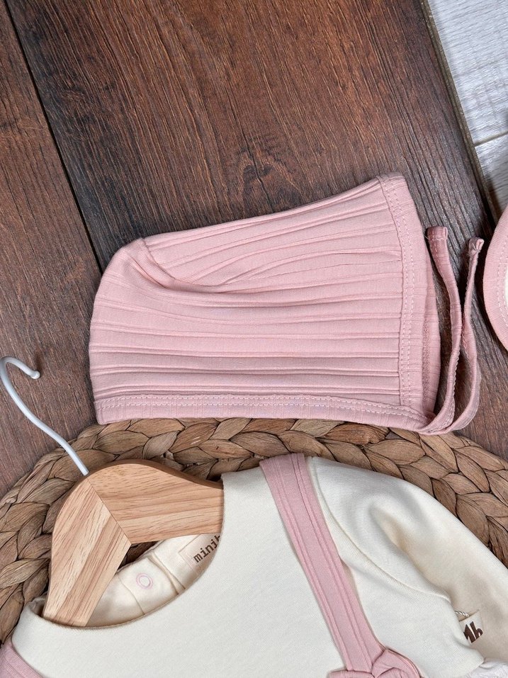  SINIRLI STOK: Fiyonk Detaylı Pudra Bebek Seti  - Görsel 5