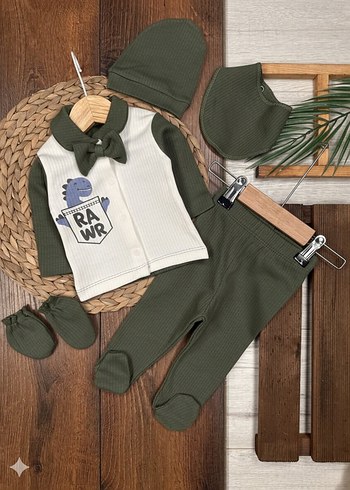 Fitilli Dokuma Dinozorlu Hastane Çıkış Seti - Görsel 2