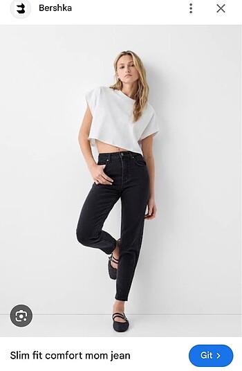 Bershka mom jean