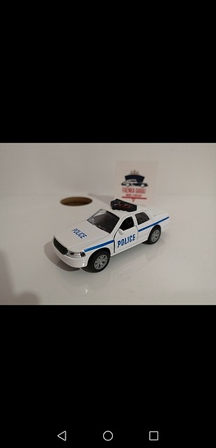 METAL POLİS ARABASI DİECAST MAKET MODEL ARABA 