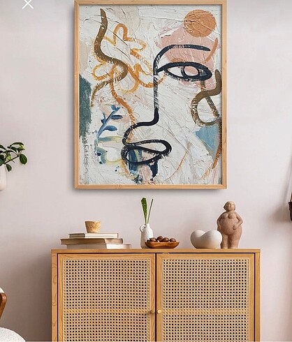40x60 ahşap çerçeve tablo
