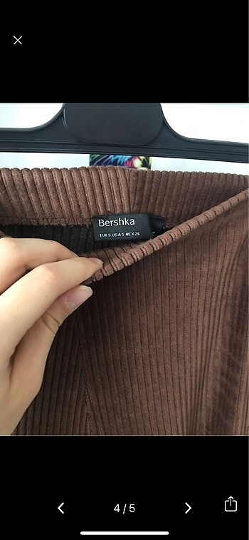s Beden Bershka fitilli ispanyol paça