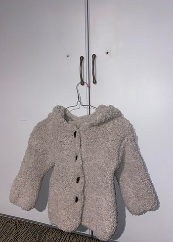 Kapüşonlu Gri Erkek Çocuk Kürk Detaylı Mont - Görsel 3