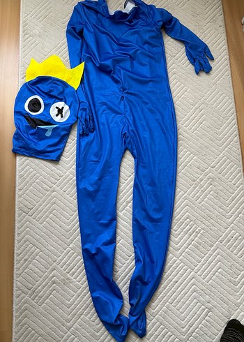 Mavi rainbow friends kostümü  Tulumu - Görsel 2