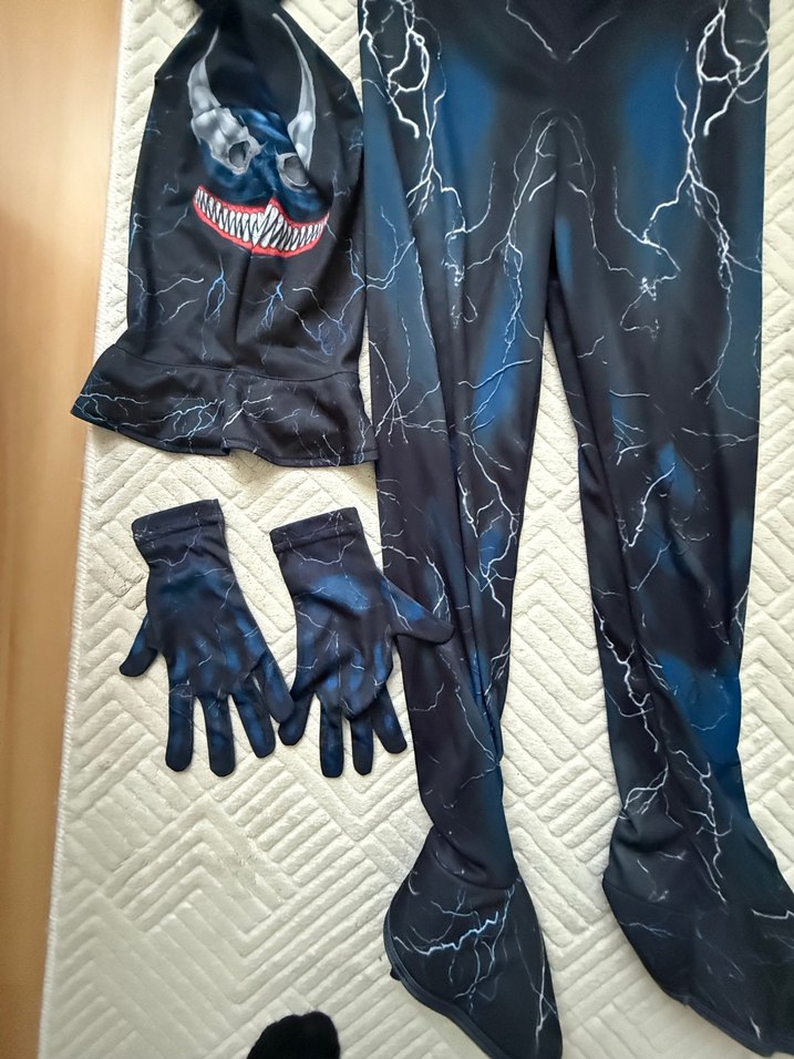 Çocuklar için venom  Siyah Kostüm Seti - Görsel 3