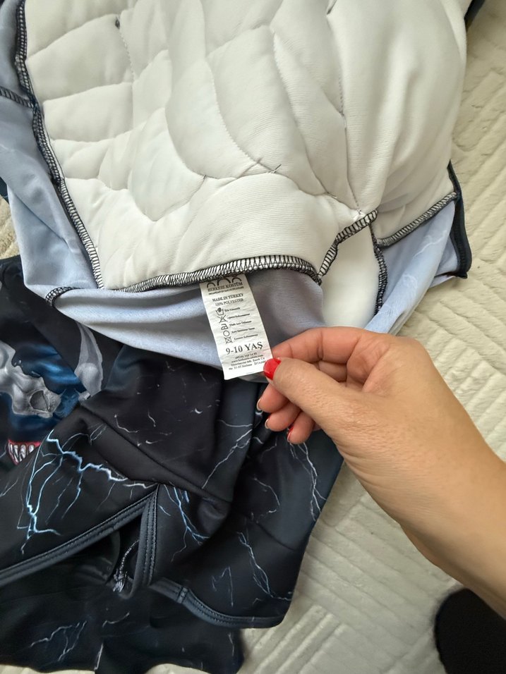 Çocuklar için venom  Siyah Kostüm Seti - Görsel 5