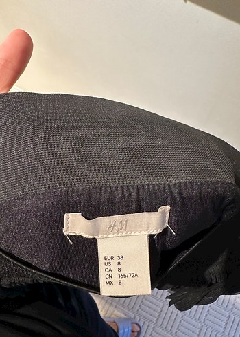 Kadın Siyah Kemerli Kumaş Pantolon - Görsel 5