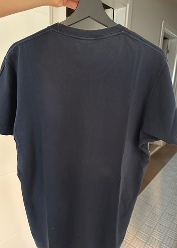 Erkek Mavi Baskılı Kısa Kollu Tişört - Görsel 5