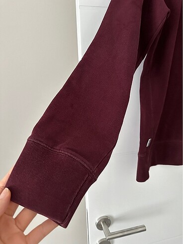 l Beden bordo Renk Orjinal sweatshirt