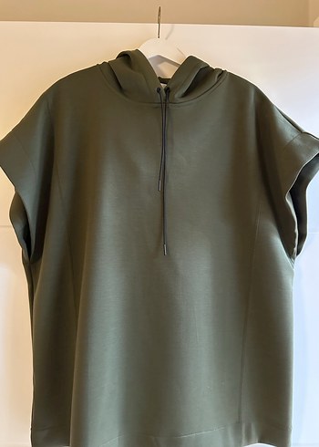 MNG Kadın Haki Midi Hamile Ceket - Görsel 6