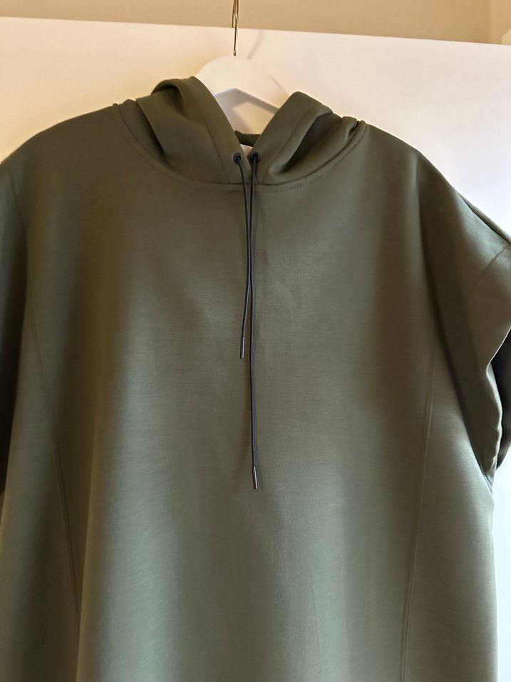 MNG Kadın Haki Midi Hamile Ceket - Görsel 5