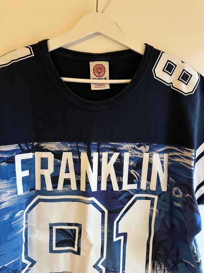 Mavi Baskılı Erkek Tişört 81 Desenli - Görsel 4