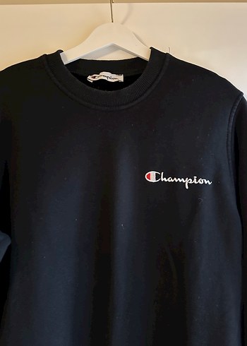 Champion Siyah Kadın Sweatshirt - Görsel 6