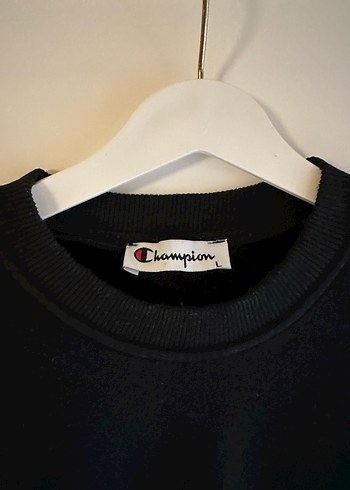 Champion Siyah Kadın Sweatshirt - Görsel 5