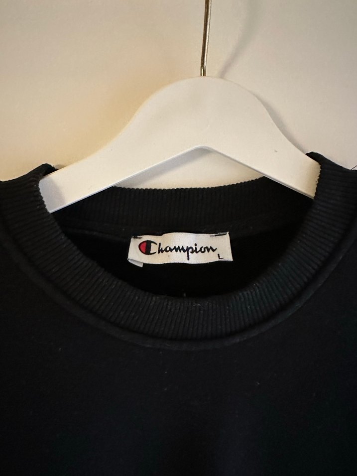 Champion Siyah Kadın Sweatshirt - Görsel 5