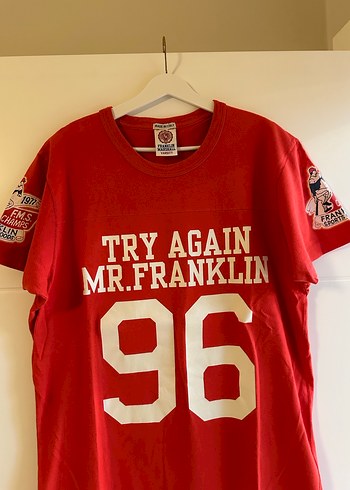 Kırmızı Baskılı Erkek Spor Tişörtü - Görsel 6