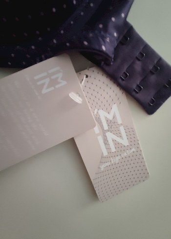 Etiketli Penti Mor Puantiyeli Sütyen - Görsel 2