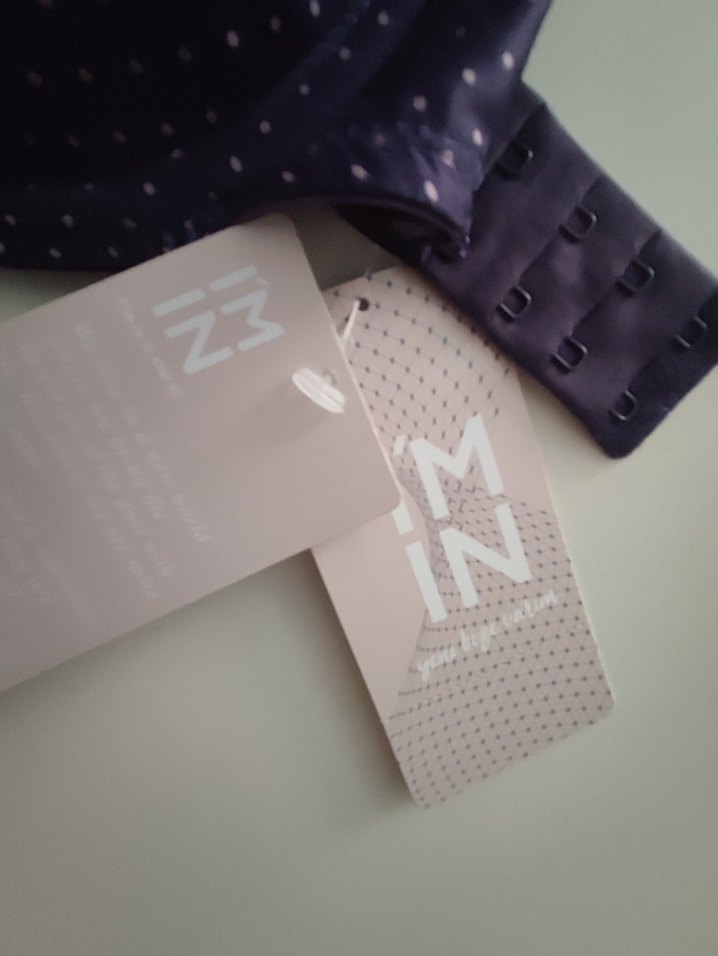 Etiketli Penti Mor Puantiyeli Sütyen - Görsel 2