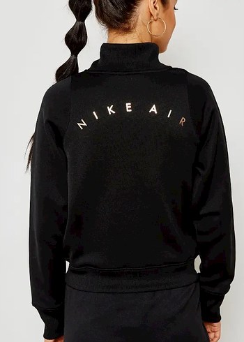 Nike Siyah Fermuarlı Kadın Ceket - Görsel 2