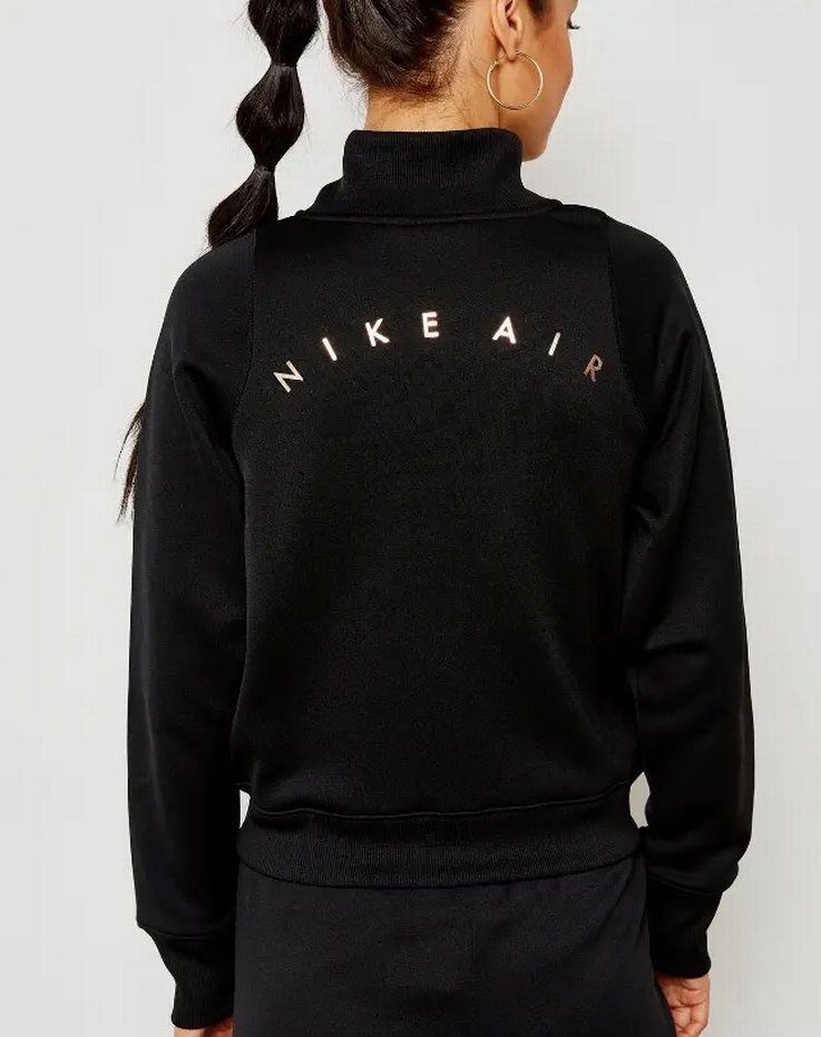 Nike Siyah Fermuarlı Kadın Ceket - Görsel 2