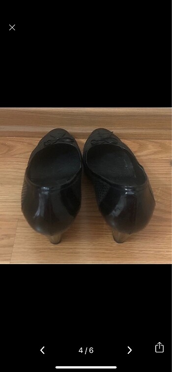38 Beden siyah Renk tergan topuklu ayakkabı
