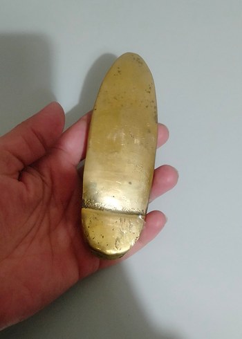 Beden altın Renk Pirinç Çarık Küllük