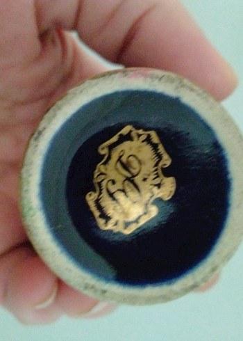 Altın Renkli Koyu Küçük Vazo - Görsel 6