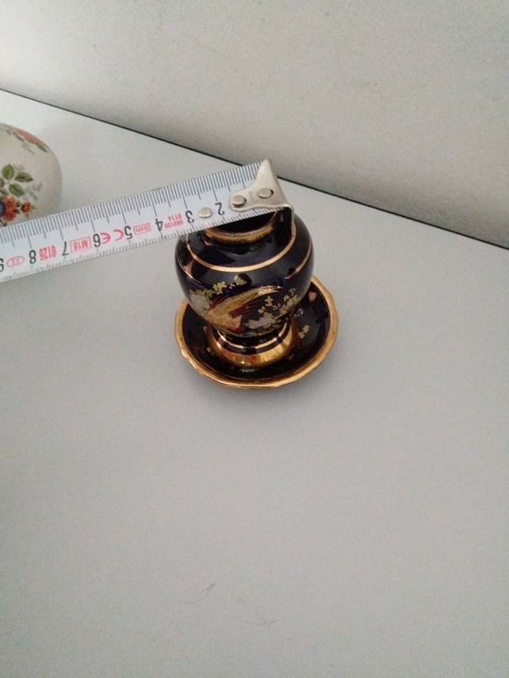 Altın Renkli Koyu Küçük Vazo - Görsel 2