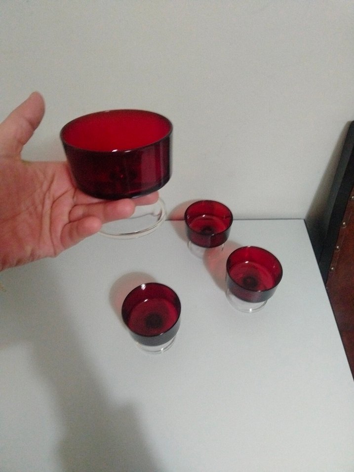 Fransız Ayaklı  4'lü Dondurmalık Cam Kase - Görsel 5