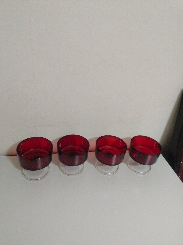 Fransız Ayaklı  4'lü Dondurmalık Cam Kase - Görsel 3