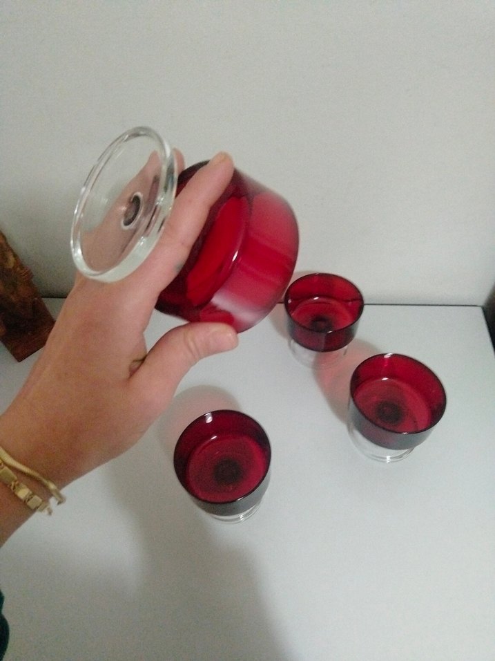 Fransız Ayaklı  4'lü Dondurmalık Cam Kase - Görsel 4