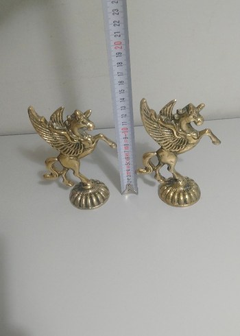 pirinç Kanatlı At Figürinleri - Görsel 2